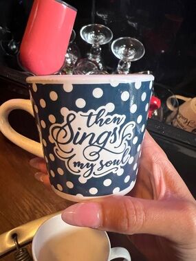 Trisa- Blue “Then sings My Soul” Coffee Mug